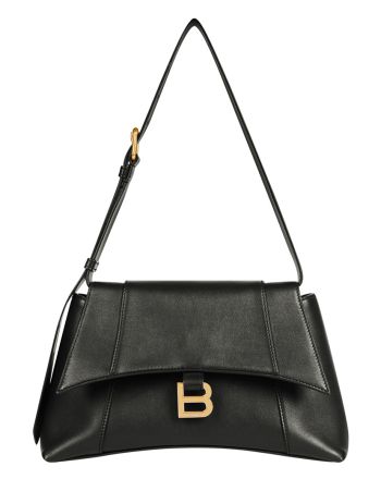 Balenciaga Downtown Small Shoulder Bag Black
